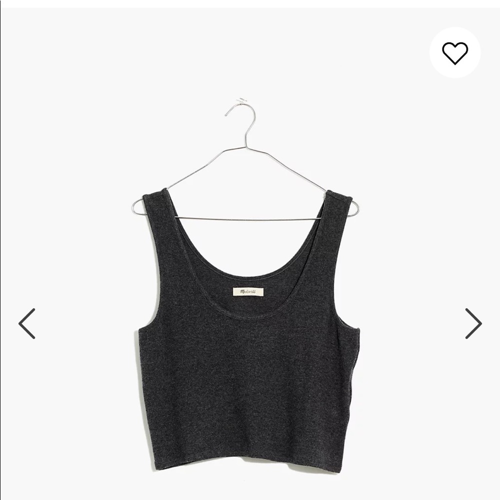 New Madewell crop tank size M